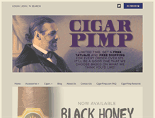 Tablet Screenshot of cigarpimp.com